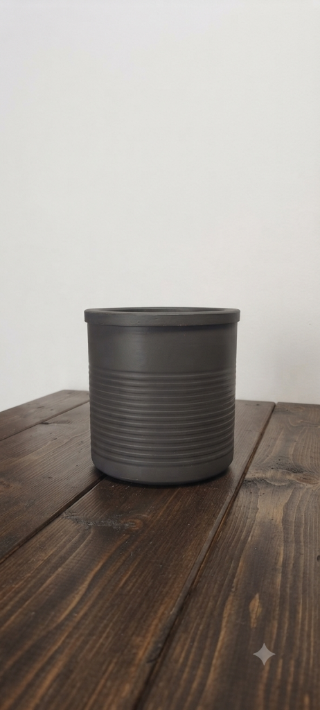 Osłonka ceramiczna “Ciemno szara “